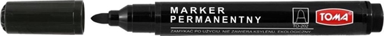 Изображение Toma Marker permanentny 202 czarny (10szt)TOMA