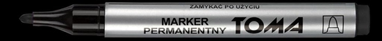 Изображение Toma MARKER PERMANENTNY CZARNY TO-090 34849935
