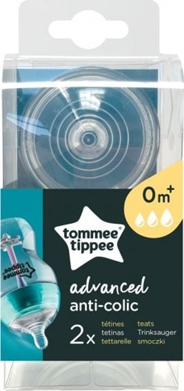 Picture of Tommee Tippee Smoczek antykolkowy Advanced wieloprzepywowy 0m+ 2 sztuki (421122651)