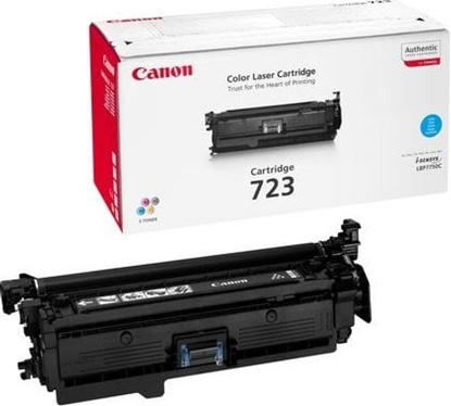 Attēls no Toner Canon Canon 723 C - Cyan - Original - Toner cartridge - for i- SENSYS LBP7750Cdn