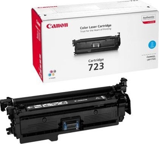Picture of Toner Canon Canon 723 C - Cyan - Original - Toner cartridge - for i- SENSYS LBP7750Cdn