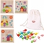 Picture of Tooky Toy Mozaika Ukadanka z Pinezkami 88 elementów