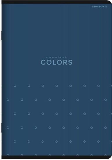 Изображение Top 2000 Zeszyt A4/96K kratka Colors mix (5szt)