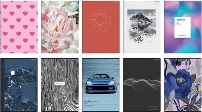 Изображение Top 2000 Zeszyt A5/96K kratka Megamix (5szt) TOP2000