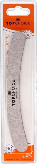 Picture of Top Choice Pilnik do paznokci 2-funkcyjny 100/180 banan 18cm 1szt