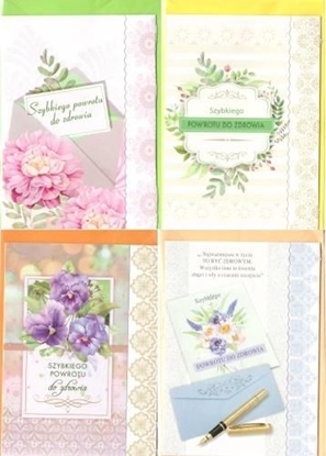 Изображение Top Graphic Karnet B6 brokat z margin. Powrotu.. (10szt.) MIX