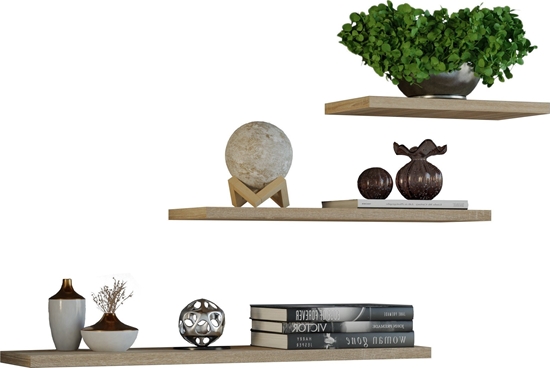 Изображение Topeshop Komplet 3 X Póka Wiszca Tobi 3p Db Sonoma!