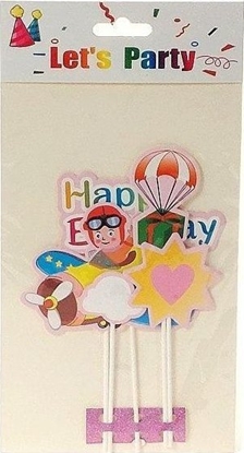 Изображение Topper na tort samolot 29x16cm