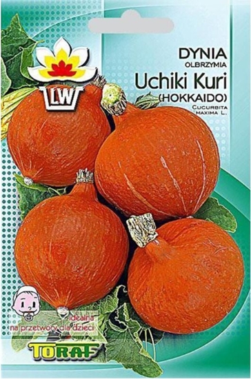 Изображение Toraf Dynia Uchiki Kuri Hokkaido nasiona warzyw 4g