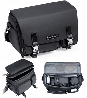 Attēls no Torba Fotograficzna Kabura 10l Foto Sling Aparat Dslr Dron Kamera Gimbal Kf / Kf13.142 / Czarny