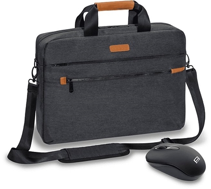 Изображение Torba Pedea PEDEA Notebooktasche "ELEGANCE" Pro 43,9cm (17,3") grau + Maus