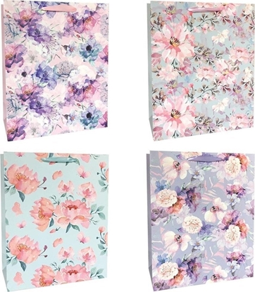 Attēls no Torba prezentowa 18x23 pastelowe róe mix