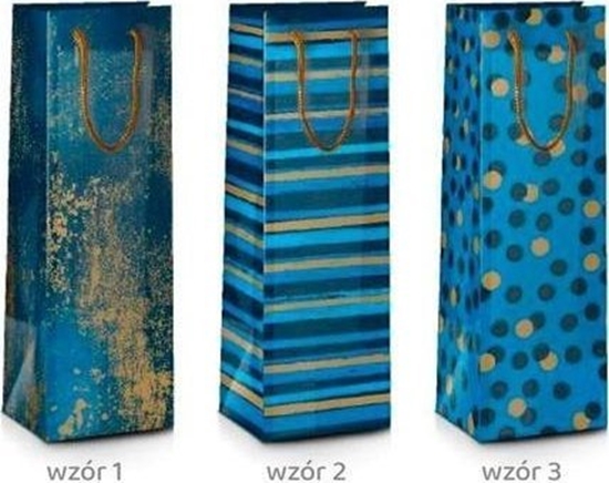 Picture of Torba prezentowa Grand Deep Blue 36x12x10cm MIX