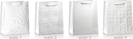 Изображение Torba prezentowa Lux biaa 32x26x10cm MIX