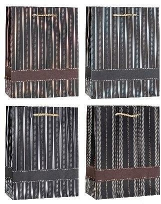 Изображение Torebka ozdobna 18x23x8cm hot-stamp mix ROZETTE