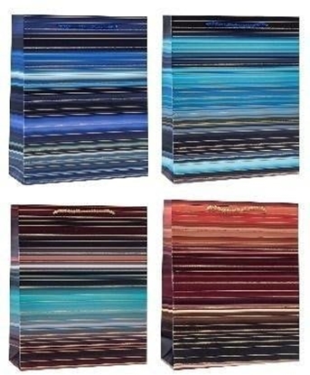 Изображение Torebka ozdobna 18x23x8cm hot-stamp mix ROZETTE