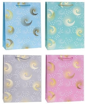 Изображение Torebka ozdobna 18x23x8cm hot-stamp mix ROZETTE