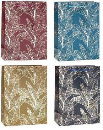 Picture of Torebka ozdobna 26x32x10cm hot-stamp mix ROZETTE