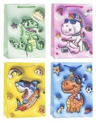 Picture of Torebka ozdobna 31x40x12cm dziecice mix ROZETTE