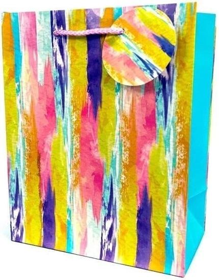 Picture of Torebka ozdobna matowa 18x23x10cm Pastele