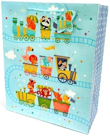 Picture of Torebka ozdobna matowa 26x32x12cm Ciuchcia