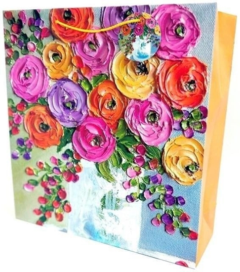 Picture of Torebka ozdobna matowa 35x37x12cm Pszczoy