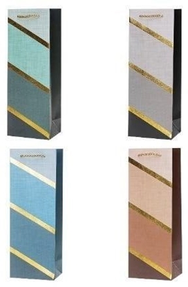 Picture of Torebka ozdobna na butelk 12x36x9cm mix ROZETTE