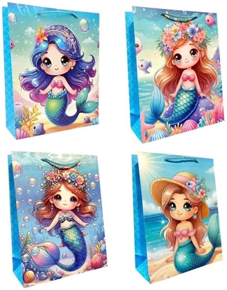 Picture of Torebka ozdobna prezentowa 18x24x8,5 cm DW5804C mix  cena za 1 szt