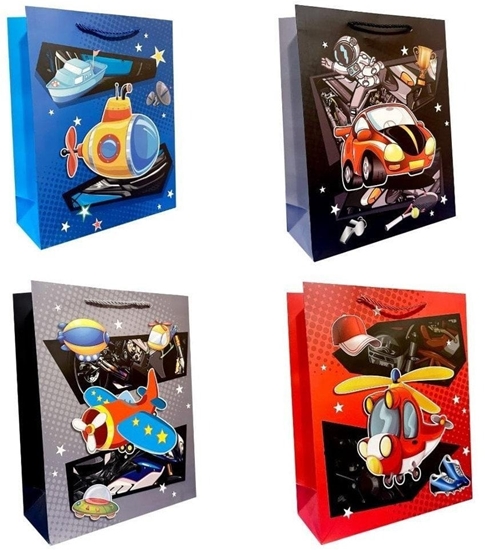 Picture of Jupiter Torebka ozdobna prezentowa 18x24x8,5 cm DW9679C mix