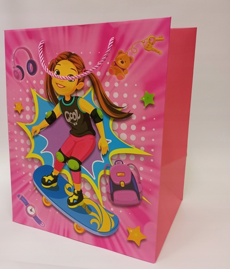 Picture of Torebka ozdobna prezentowa 26x32x20 cm 2402-SD20 mix  cena za 1 szt