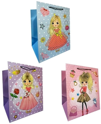 Picture of Torebka ozdobna prezentowa 26x32x20 cm 2821-SD20 mix  cena za 1 szt