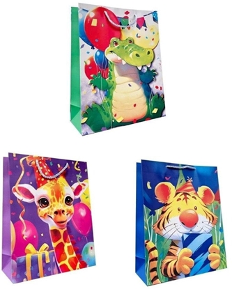 Picture of Torebka ozdobna prezentowa 26x32x20 cm K30-SD20 mix  cena za 1 szt