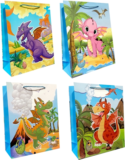 Picture of Torebka ozdobna prezentowa 31x40x12 cm DW5653A mix  cena za 1 szt