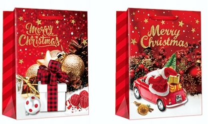 Attēls no Torebka ozdobna prezentowa JP 2024-3XXL 50x72x18 cm cena za 1 szt