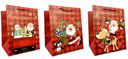 Picture of Torebka ozdobna prezentowa JP 2409-SD20 26x32x20 cm mix cena za 1 szt