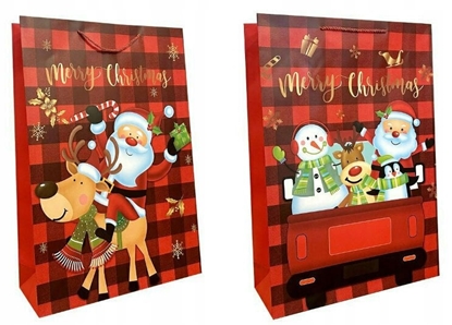 Picture of Torebka ozdobna prezentowa JP 2409XL 40x56x13 cm mix cena za 1 szt