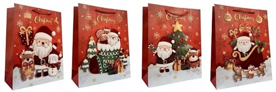 Picture of Torebka ozdobna prezentowa JP 527XXL 50x70x20 cm mix cena za 1 szt