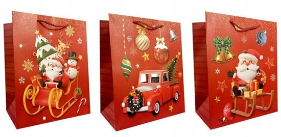 Picture of Torebka ozdobna prezentowa JP 9060-SD15 26x32x15 cm mix cena za 1 szt