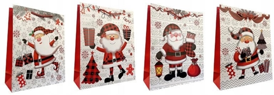 Picture of Torebka ozdobna prezentowa JP DW10121B 26x32x10 cm mix cena za 1 szt