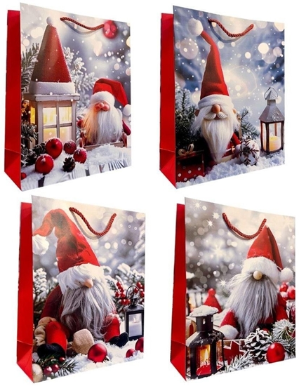 Picture of Torebka ozdobna prezentowa JP K15C 18x23x10 cm mix cena za 1 szt