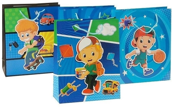 Изображение Torebka prezentowa 32x26x10cm MIX