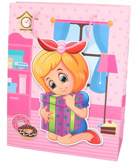 Изображение Torebka prezentowa 32x26x10cm MIX