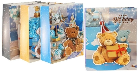 Изображение Torebka prezentowa 32x26x10cm MIX