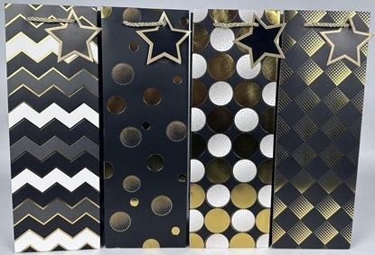 Picture of Torebka prezentowa na butelk MIX