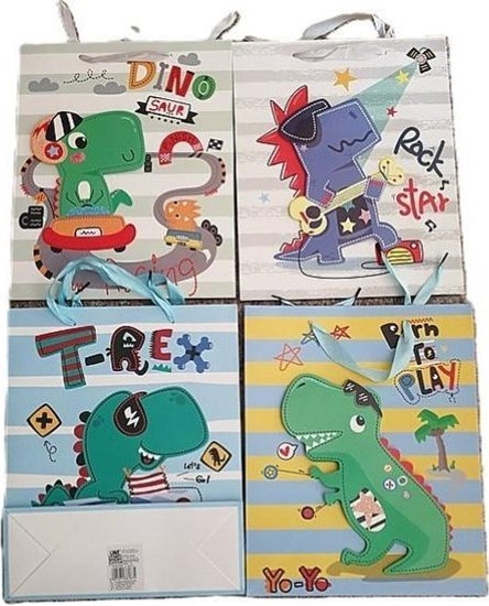 Изображение Torebka prezentowa T-Rex MIX