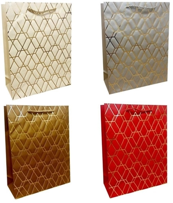 Изображение Torebka prezentowa uniwersalna S metaliza mix