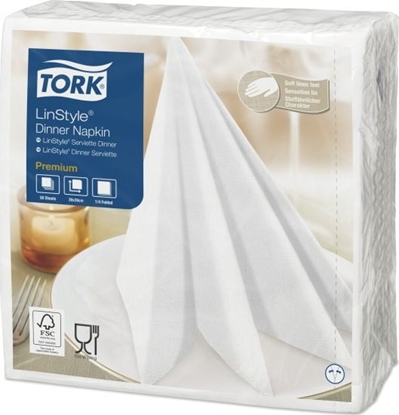 Picture of Tork Tork LinStyle - Serwetki obiadowe, premium - Biae