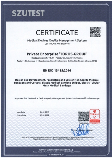 Picture of TOROS-GROUP Pas ciowo-poporodowy ze wzmocnieniami porowaty (czarny) rozmiar 4