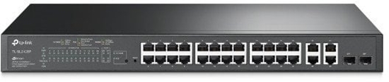 Picture of Switch TP-Link network connections Managed L2 Fast Ethernet (10/100) Support PoE 1U Black