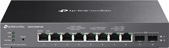 Picture of Tp-Link Technologies TP-Link Omada 8-Port 2.5GBASE-T and 2-Port 10GE SFP+ Smart Switch with 8-Port PoE+